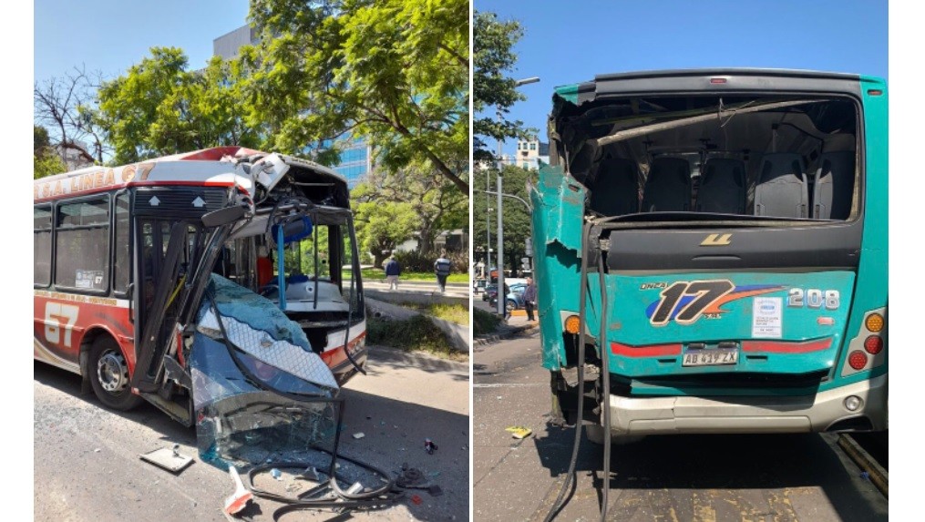 Choque entre dos colectivos en el Metrobus de 9 de Julio: al menos 17 heridos | Actualidad