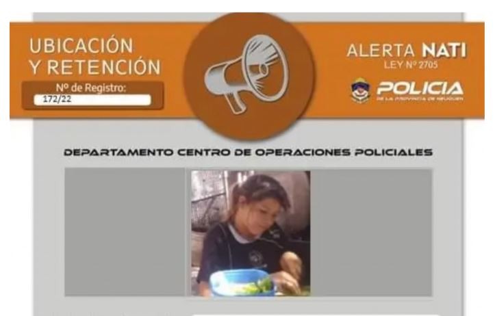 Buscan a una nena de 11 años que desapareció en Neuquén | Actualidad