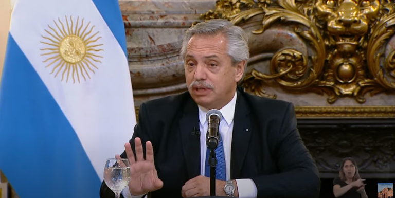 "Necesitamos el aporte contributivo de quienes ganaron una renta extraordinaria", dijo el Presidente | Política