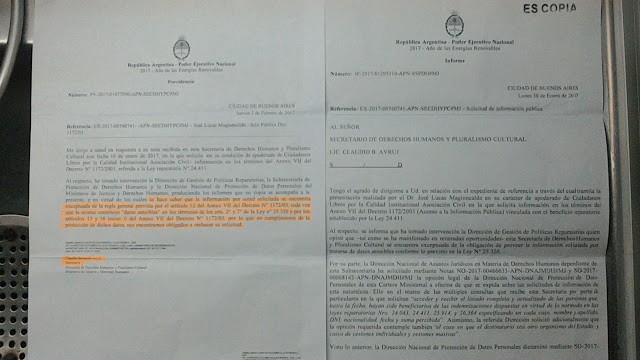 Niegan información sobre indemnizaciones por terrorismo de Estado | Política