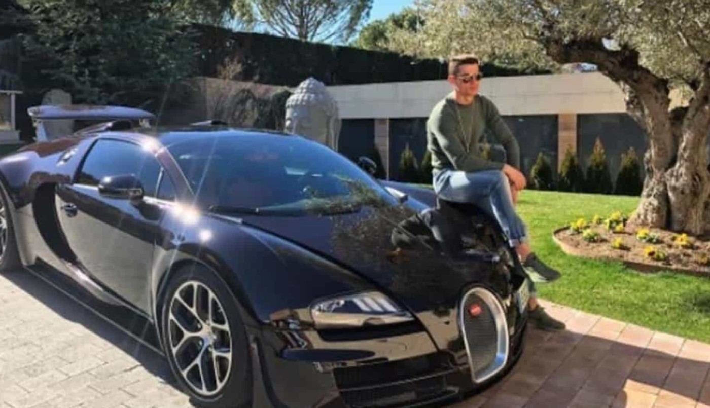 Investigan confuso hecho en el que chocaron Bugatti de Cristiano Ronaldo valuado en 2 millones de euros | Internacionales