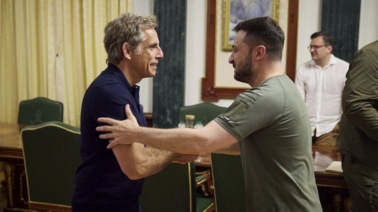 Ben Stiller se reunió con el presidente de Ucrania en Kiev | Internacionales