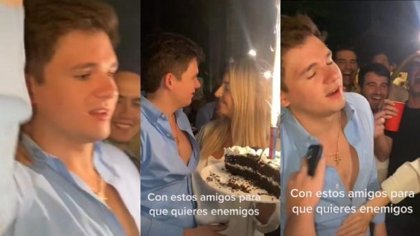 Le hicieron creer que iba a ser papá en su cumpleaños y su reacción es desopilante | Redes