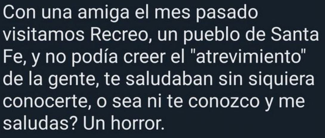 Visitó un pueblo y se enojó porque la gente la saludaba: "No puedo creer el atrevimiento" | Redes