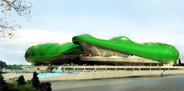 Construyen un estadio con forma de cocodrilo en Turquía | Curiosidades