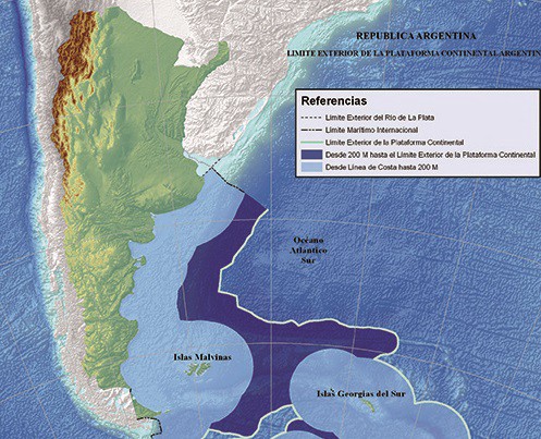 Argentina sumó 1663 kilómetros cuadrados a su plataforma continental | Política