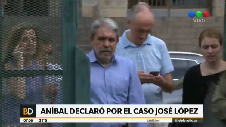 Aníbal Fernández reiteró su convicción de que los millones incautados a José López provenían de coimas | Política