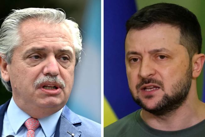 Volodomir Zelenski agradeció a Alberto Fernández la ayuda humanitaria | Política