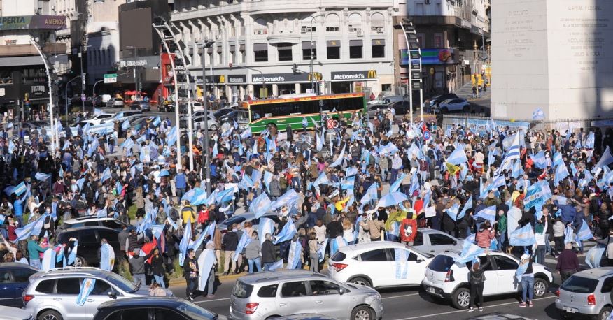 9 de Julio: distintas protestas opositoras confluyen mañana en el centro porteño | Política