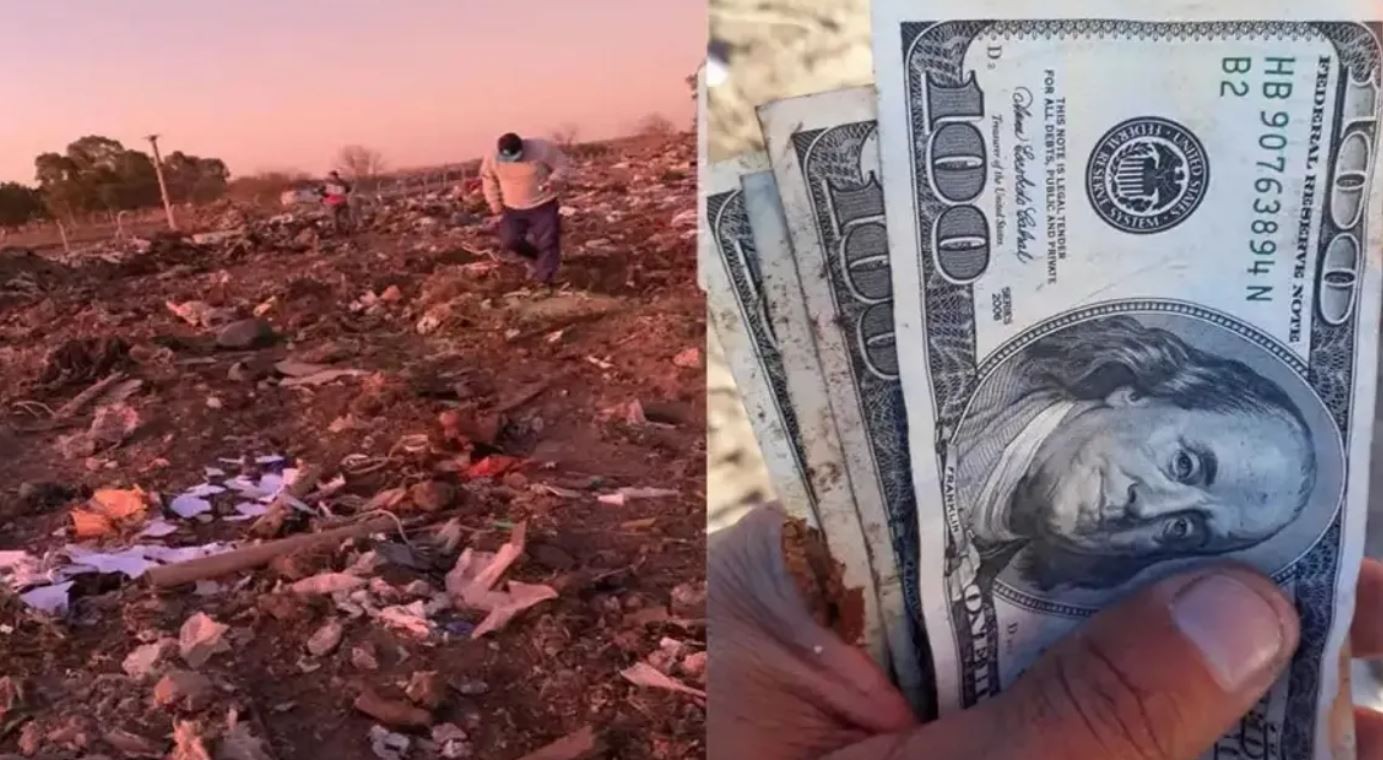 Prohibieron el ingreso al basural donde encontraron 50 mil dólares: puede haber un billón más | Actualidad