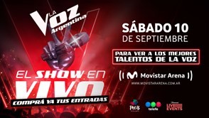 La Voz Argentina, el show en vivo: ya se encuentran a la venta las entradas | Espectáculos