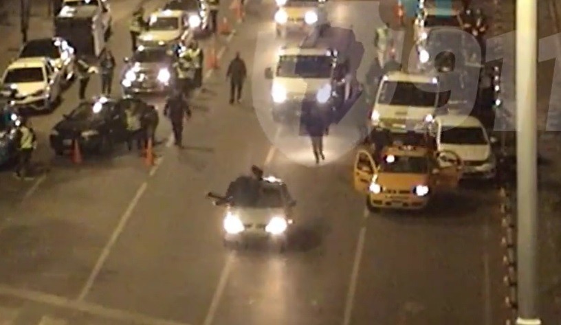 Video: evadió un control y atropelló a un inspector | Actualidad