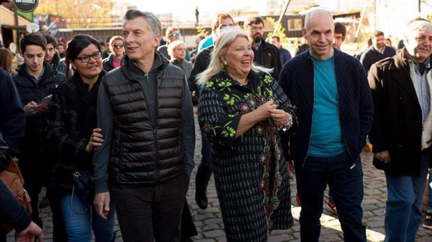 Carrió arrancó la campaña en Capital junto a Macri y Rodríguez Larreta | Política