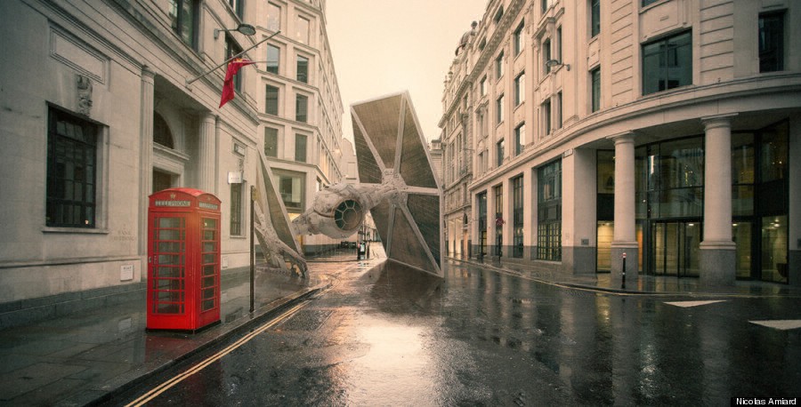Fotos: cómo sería si las naves de Star Wars llegaran a la Tierra | Curiosidades