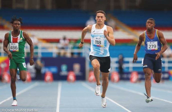 Franco Florio hizo historia al superar el récord nacional de 100 metros llanos en el Sudamericano de Brasil | Deportes