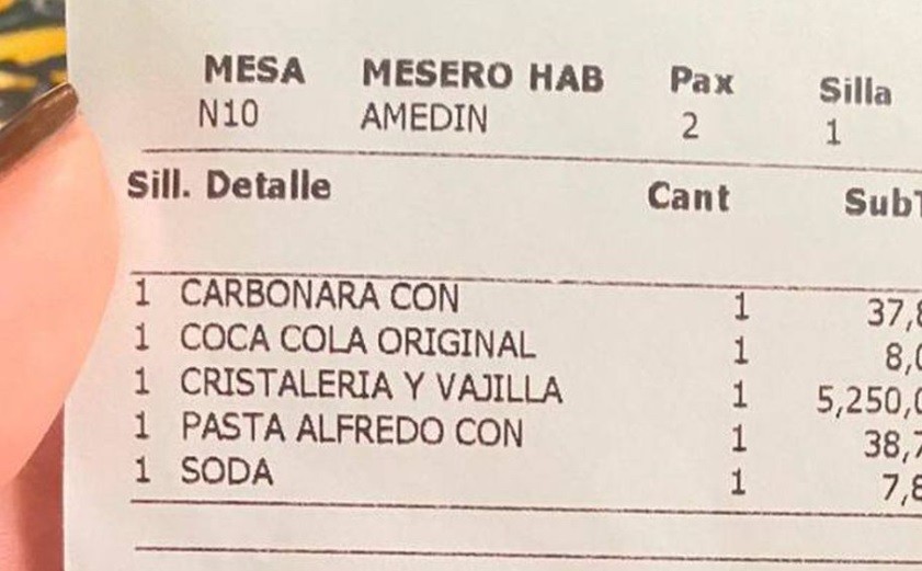 Fueron a comer y le cobraron hasta los platos | Internacionales