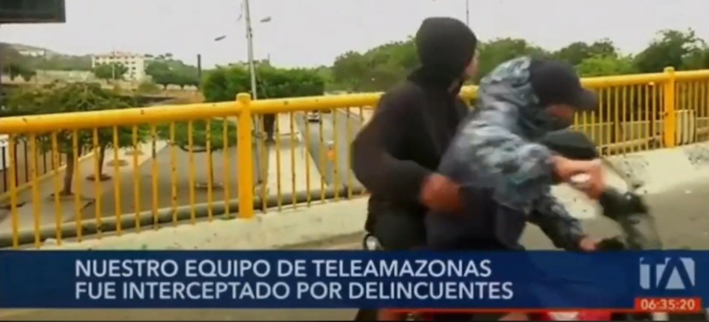 Increíble: intentan asaltar a una periodista en vivo | Internacionales