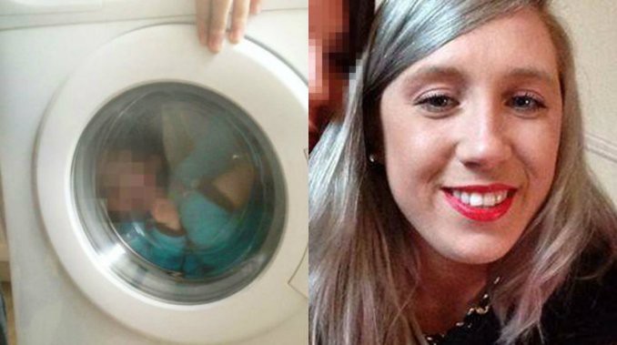 Polémica por la foto de un chico con síndrome de Down dentro de un lavarropas | Curiosidades