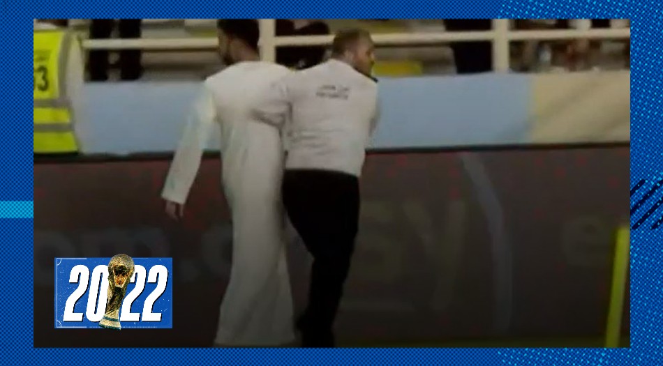 Tres hinchas ingresaron al entrenamiento de la Selección en Abu Dhabi | Qatar 2022