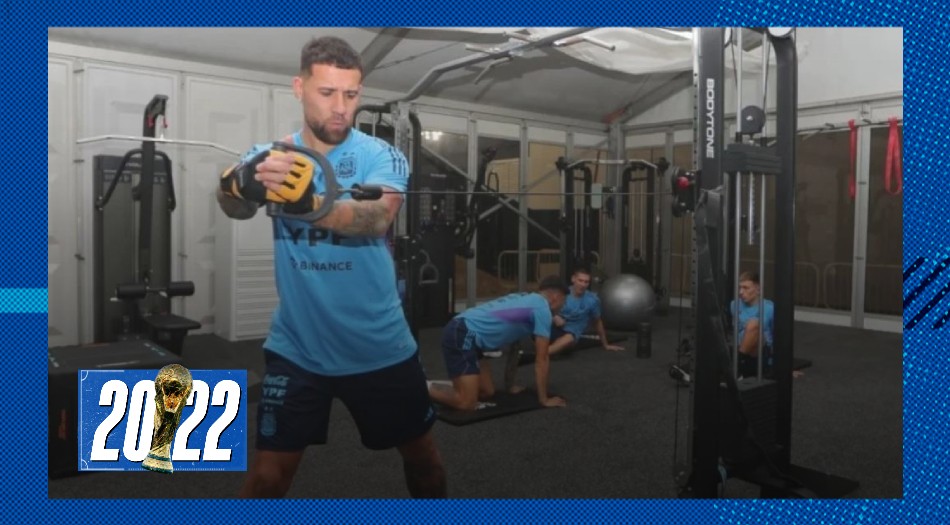 Ya en Qatar: la Selección Argentina realizó su primer entrenamiento | Qatar 2022