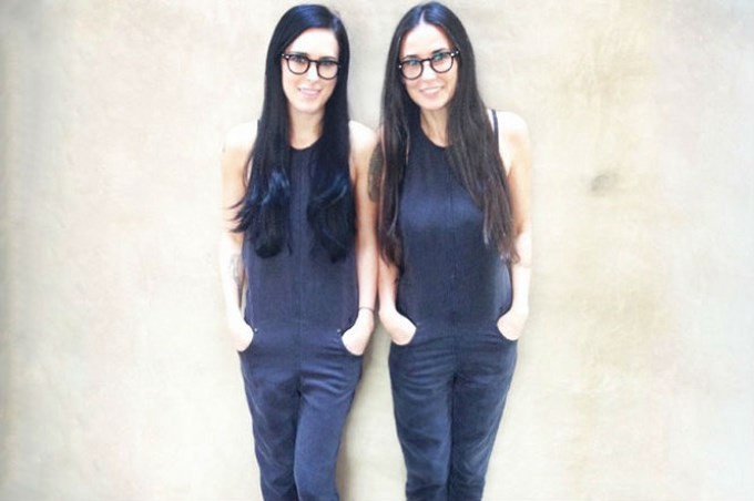 Demi Moore, madre y gemela de su hija | Espectáculos