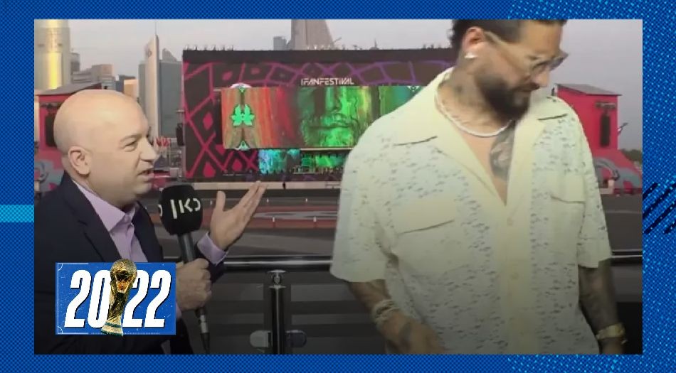 Maluma se fue de una entrevista cuando le preguntaron por las violaciones de derechos humanos en Qatar | Qatar 2022