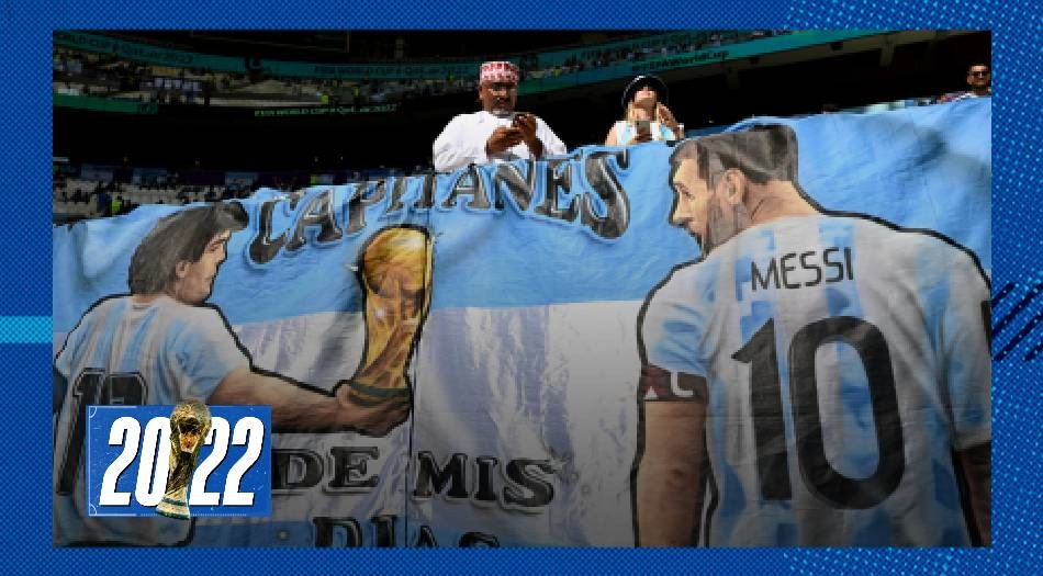 "Es para Diego que lo mira desde el cielo": Maradona presente en el debut argentino en Qatar | Qatar 2022