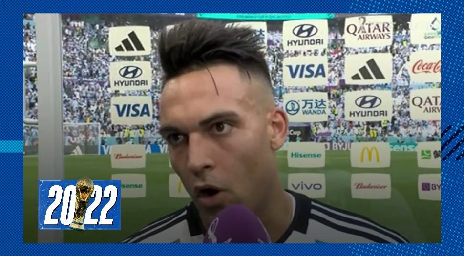 Lautaro Martínez: "Esta derrota duele mucho, tenemos que trabajar para lo que viene" | Qatar 2022