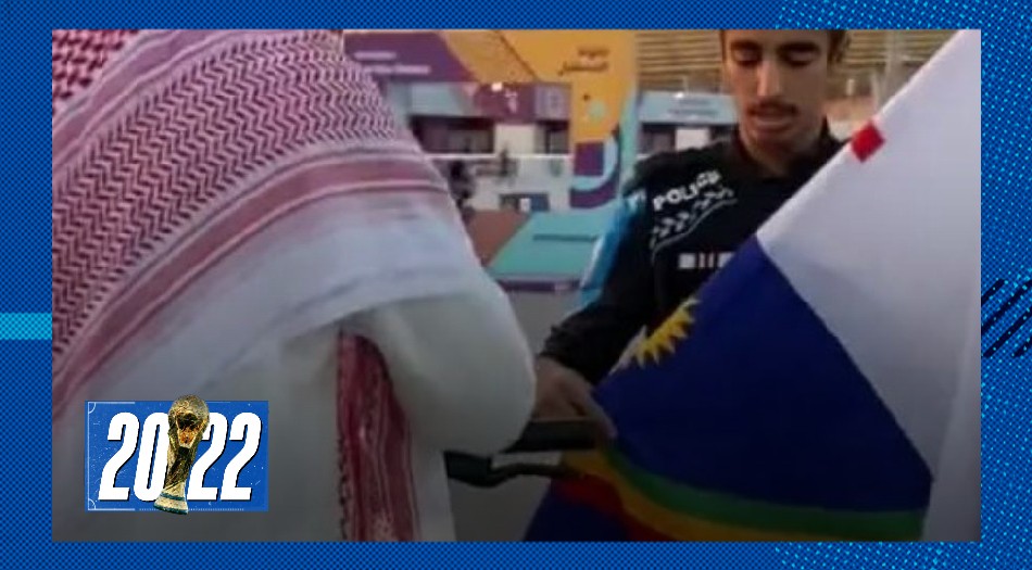 La policía de Qatar confundió una bandera de Brasil con la del Orgullo Gay | Qatar 2022