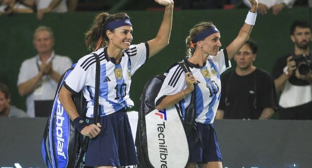 Sabatini volvió a jugar en la Argentina y le brindaron un inolvidable recibimiento | Deportes