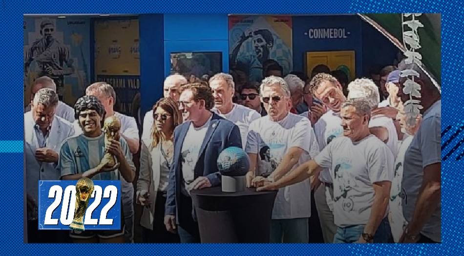 A dos años de su muerte, los campeones del mundo homenajearon a Maradona en Qatar | Qatar 2022