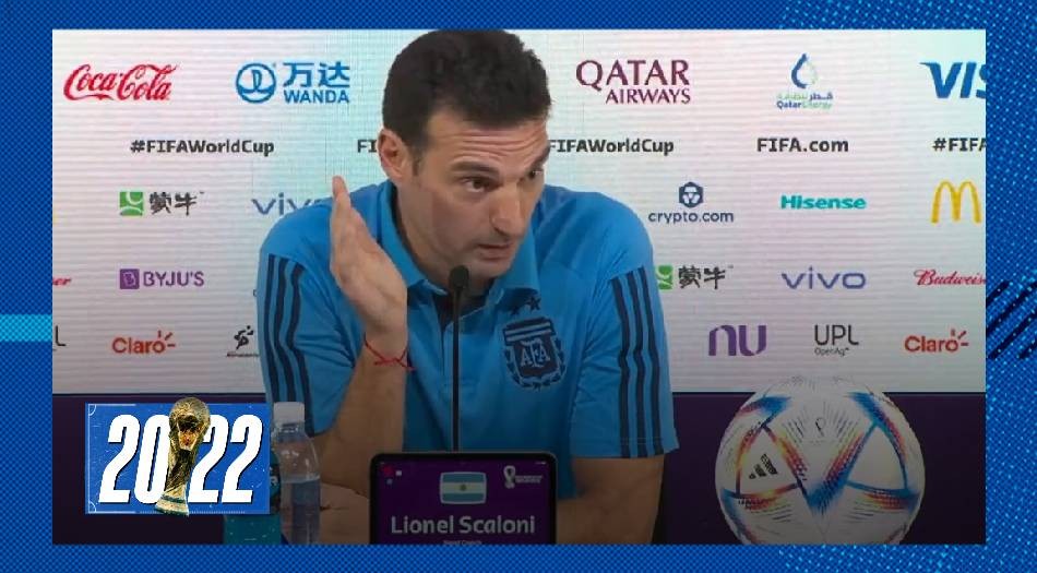 Scaloni no descartó "alguna variante" pero aclaró: "No vamos a cambiar la manera de jugar" | Qatar 2022