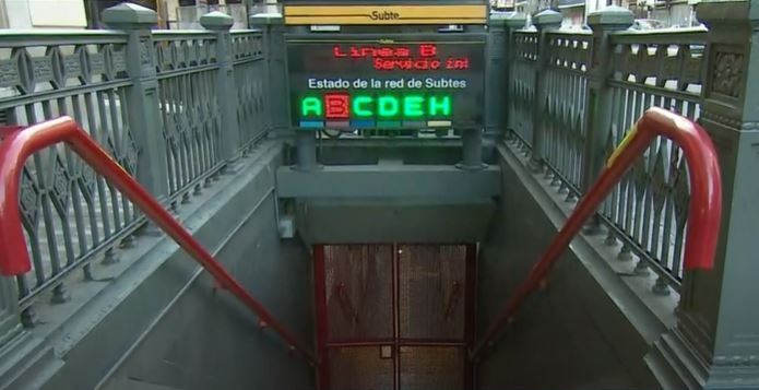 Paro en la línea B de subte por conflicto gremial | Actualidad
