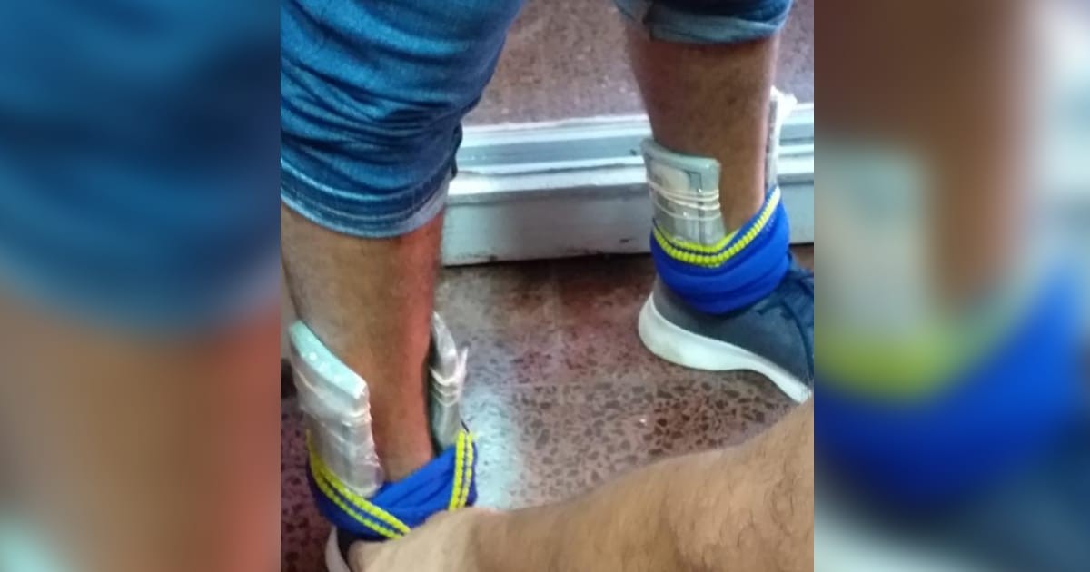 Más de US$ 40.000 ocultos en sus medias: así quiso salir del país | Actualidad