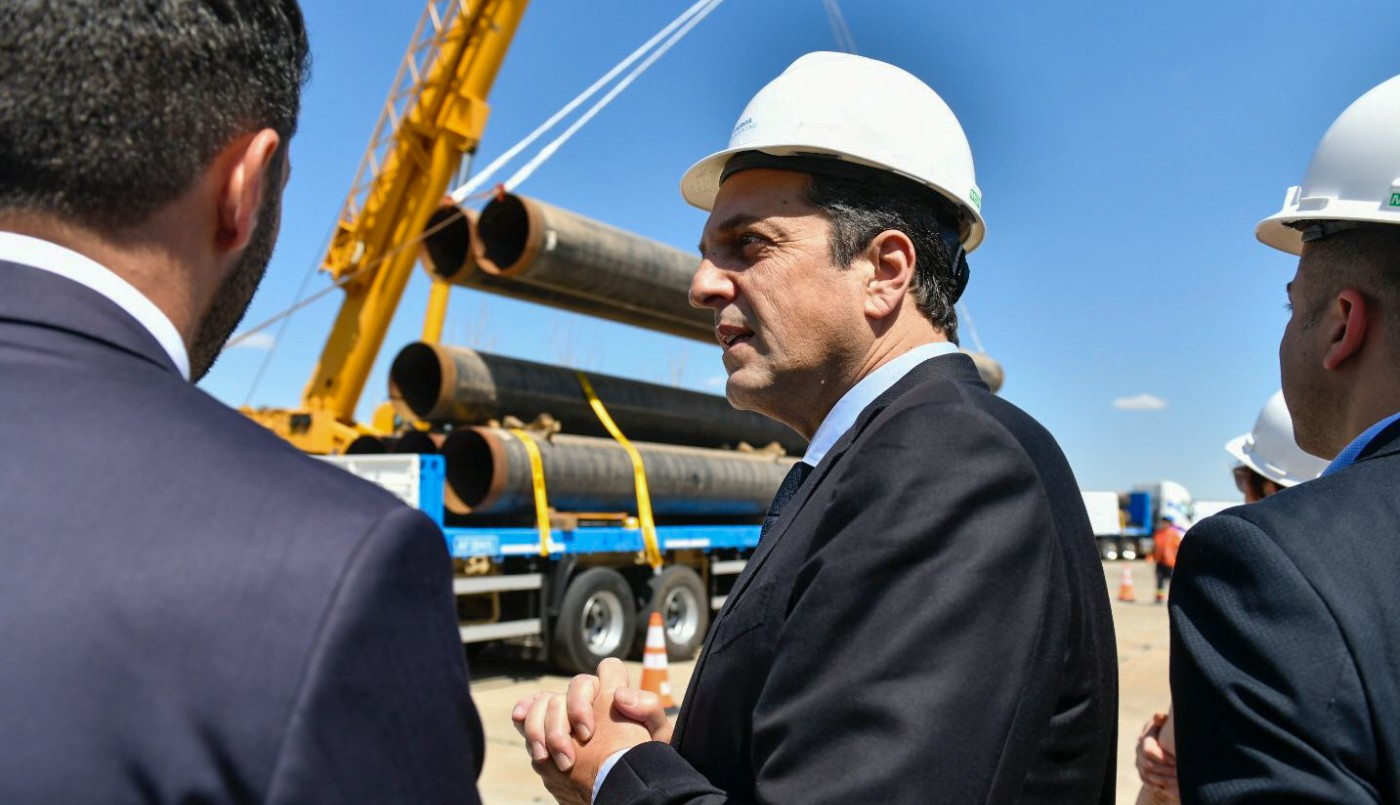 Massa acordó un crédito por 540 millones de dólares para un nuevo gasoducto | Política