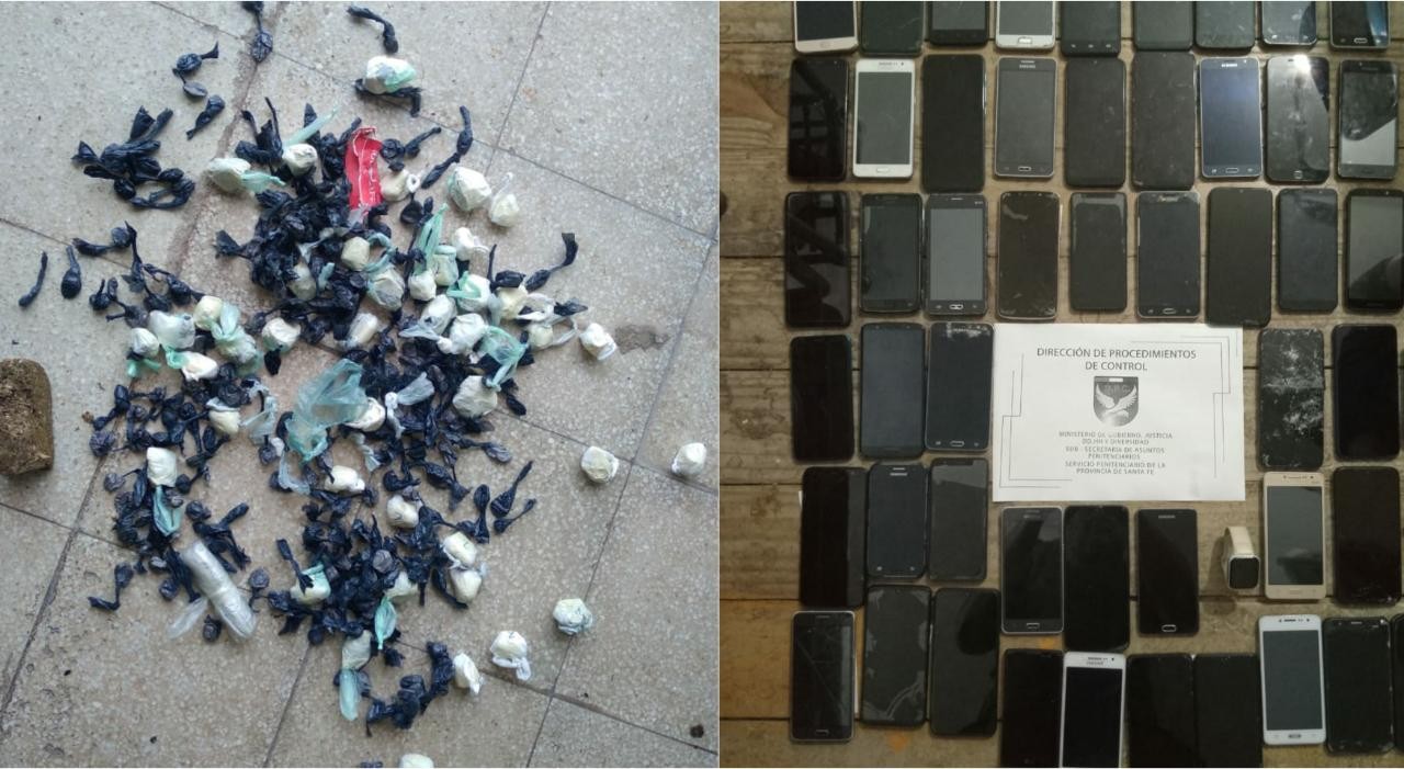 Secuestraron 50 celulares, drogas y una balanza de precisión en la cárcel santafesina de Coronda | Actualidad