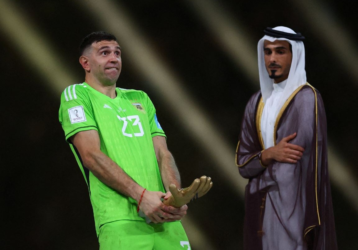 Dibu Martínez: "Mi mujer me pidió por favor que no haga lo mismo en los The Best" | Deportes