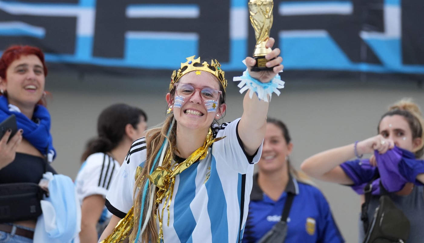 Las fotos de la pasión y el color de la hinchada argentina en las tribunas | Deportes