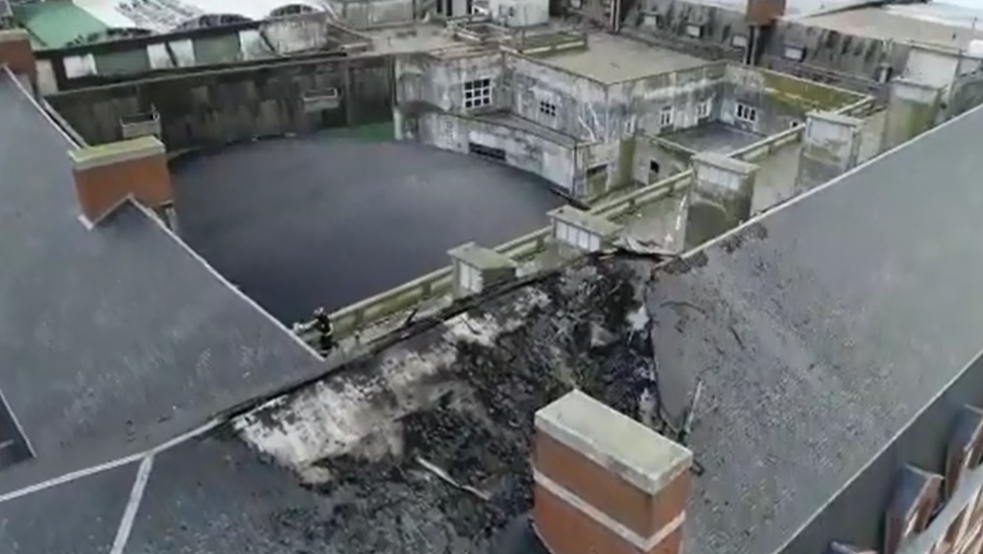 Restos de la Falla Valenciana incendiaron el techo del Teatro Auditorium en Mar del Plata | Actualidad