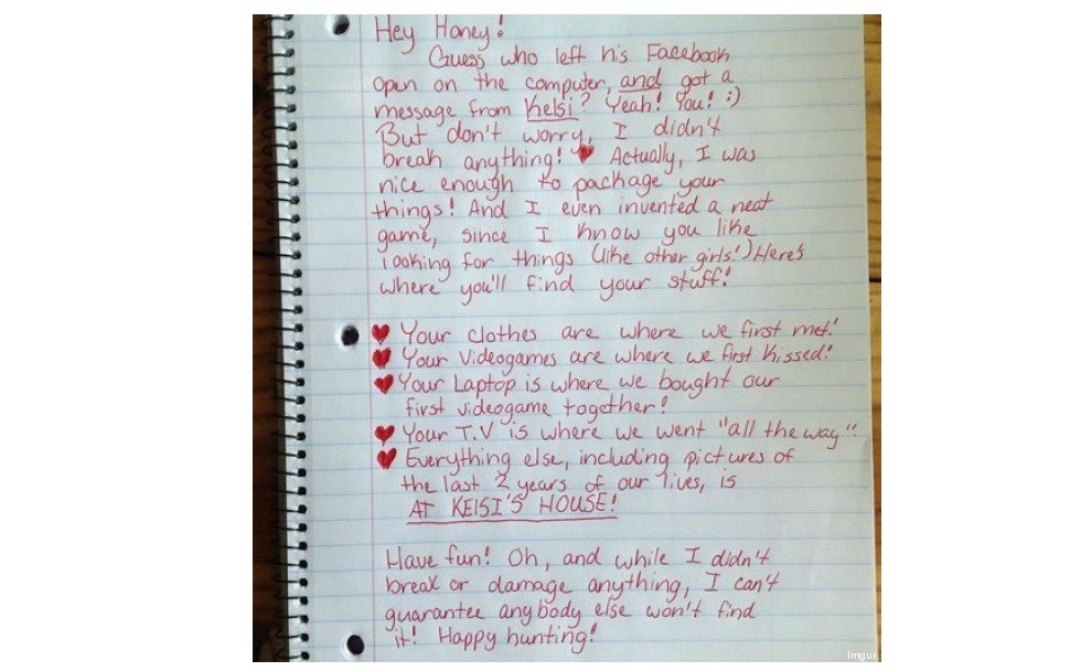 Su novio dejó abierto el Facebook, descubrió a su amante y la venganza fue terrible | Curiosidades