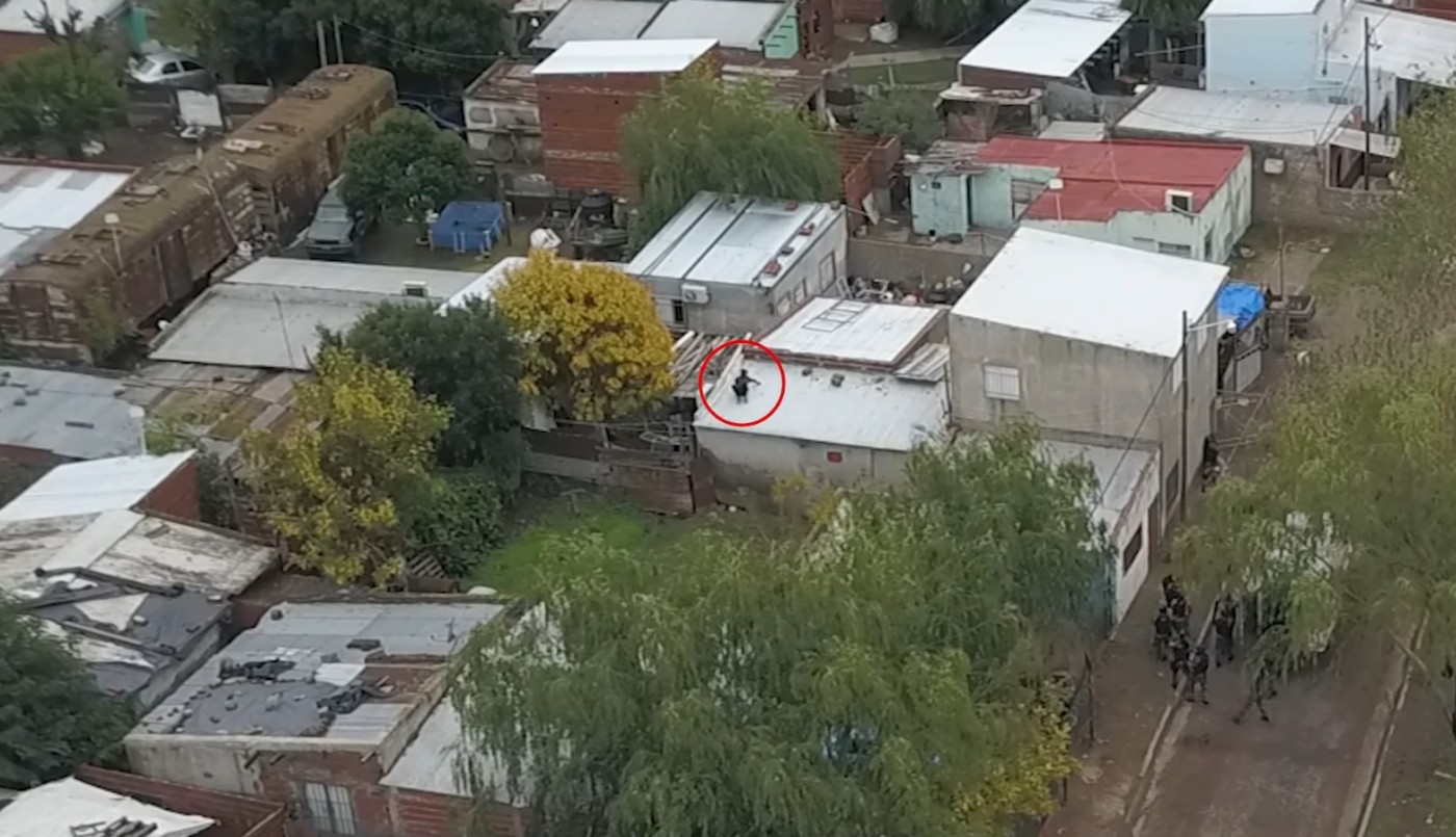 Rosario: cayó "El Gacela", capo narco que escapaba por los techos y fue visto por dron | Actualidad