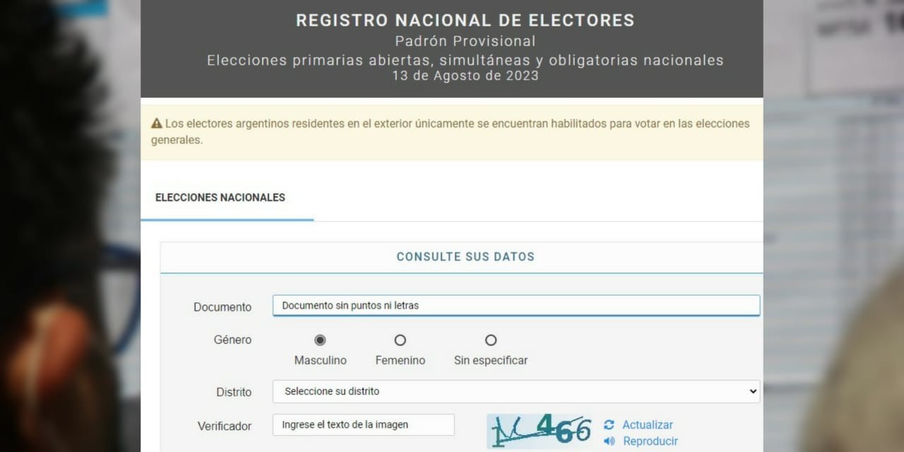 Advierten por estafas a través de una falsa publicación de consultas del padrón | Elecciones 2023