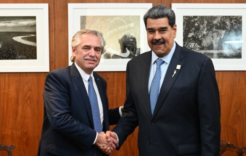 Fernández se reunió con Maduro y volvió a pedir que se levante el bloqueo a Venezuela | Política