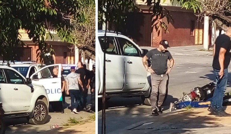 "Son ellos o nosotros": con su arma, el secretario de Seguridad de Lanús persiguió y atrapó a un motochorro | Actualidad