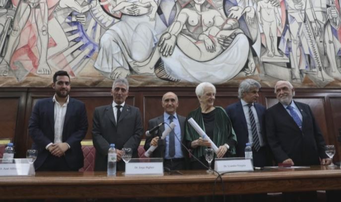 Graciela Fernández Meijide y Daniel Marcelo Salvador recibieron el título Honoris Causa de la UBA | Política