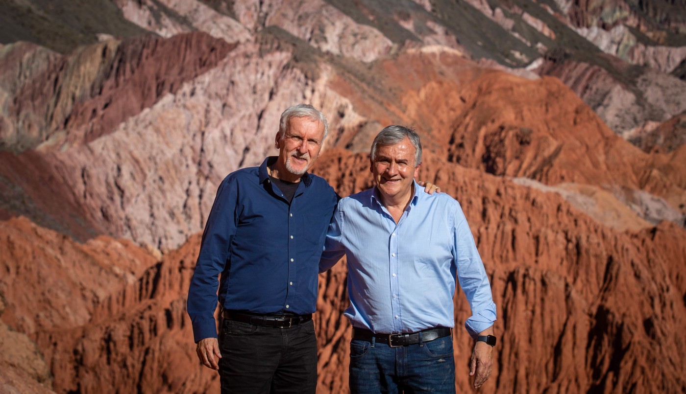 El director de Hollywood James Cameron recorrió Jujuy junto a Gerardo Morales | Deportes