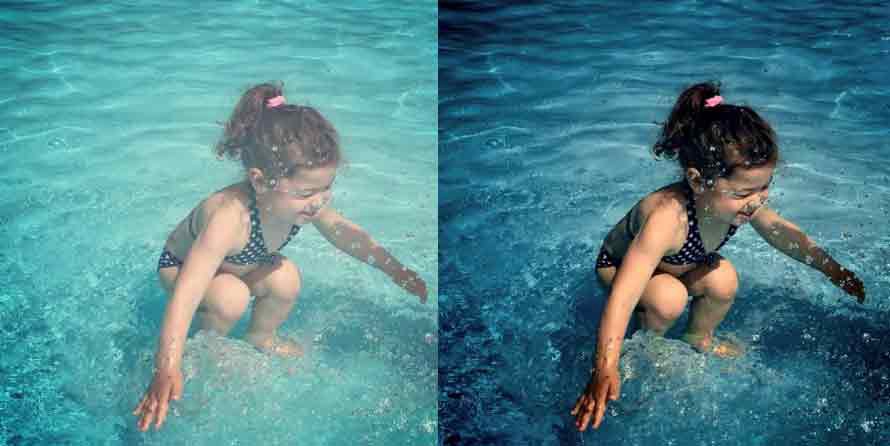 Otra imagen viral que confunde: ¿la nena esta arriba o debajo del agua? | Curiosidades