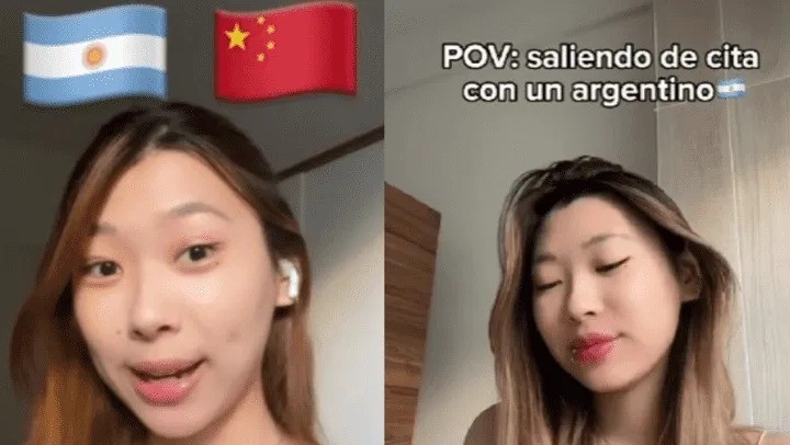 Video: una joven china reveló cómo es salir con argentinos y desató la polémica en redes | Redes