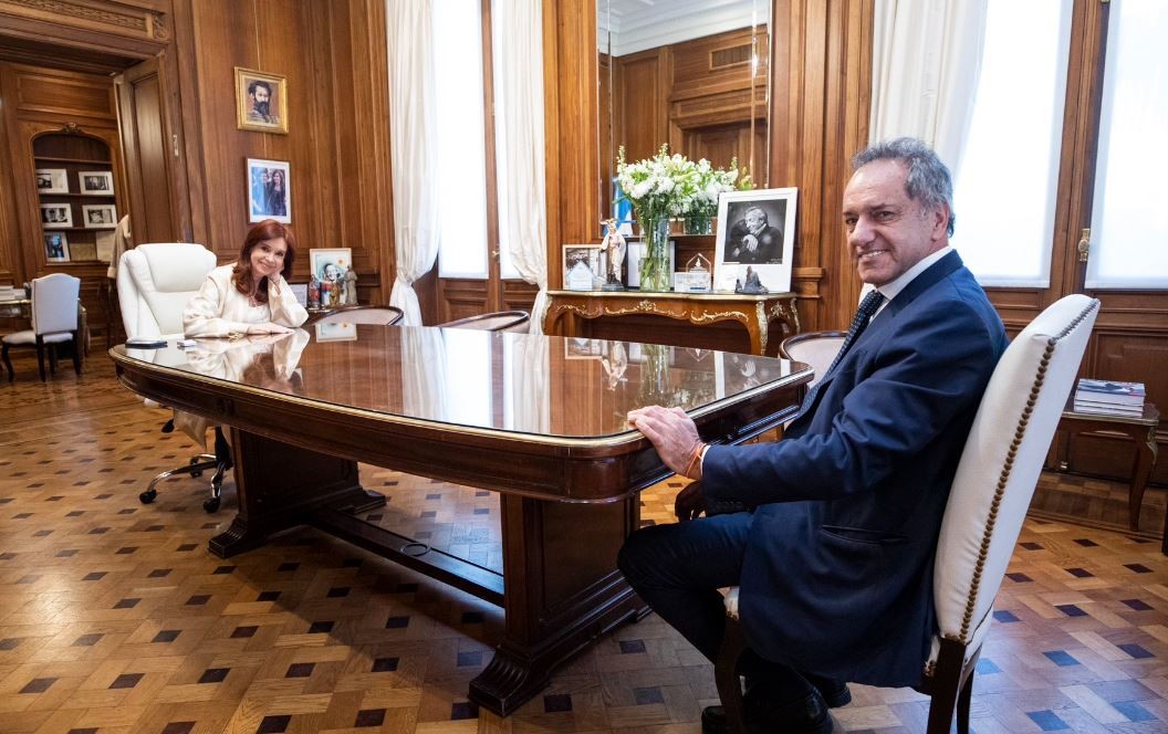 Tras el tenso cierre de listas, Cristina Kirchner y Daniel Scioli se reunieron en el Senado | Política
