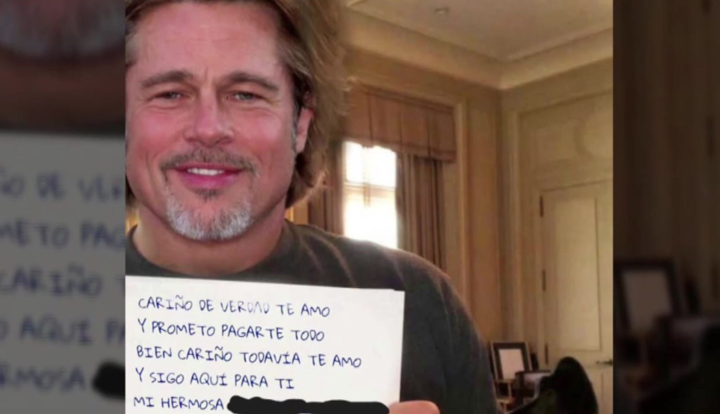Creyó que se había contactado por redes con Brad Pitt, se pusieron de novios y terminó estafada en miles de dólares | Espectáculos